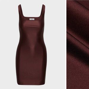 NWT Aritzia Satinette Squareneck Mini Dress